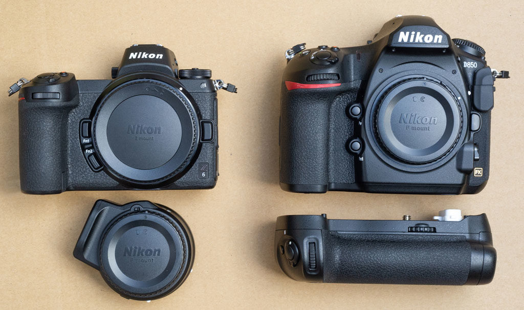 Nikon Z6 vs. D850